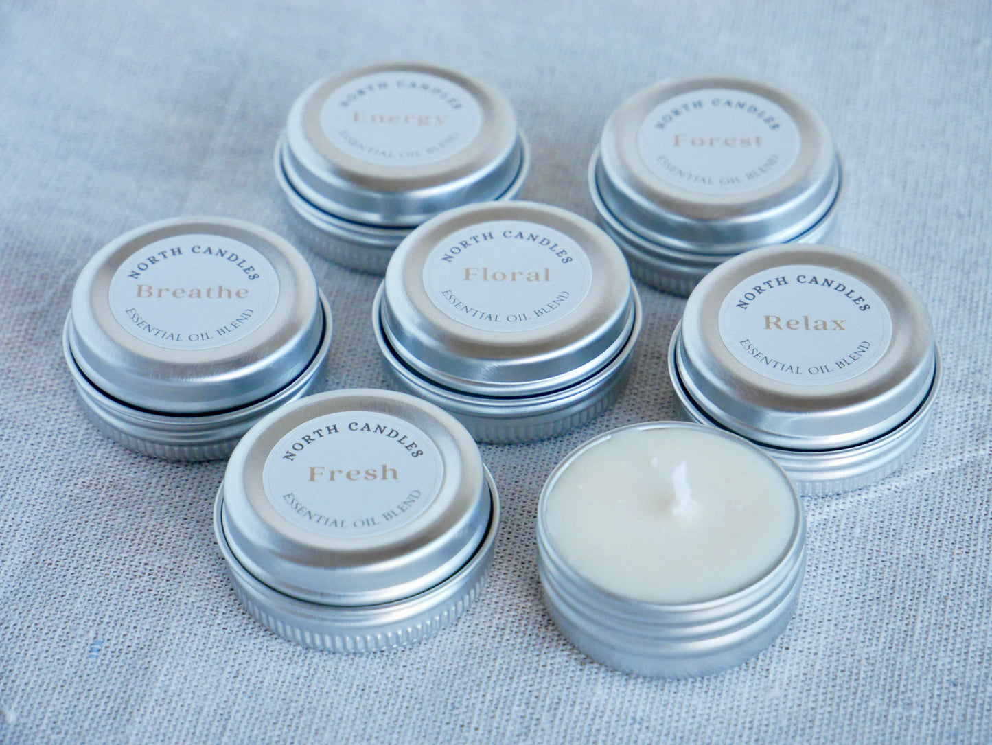 Essential Oil Tealight 4 x Sample Set