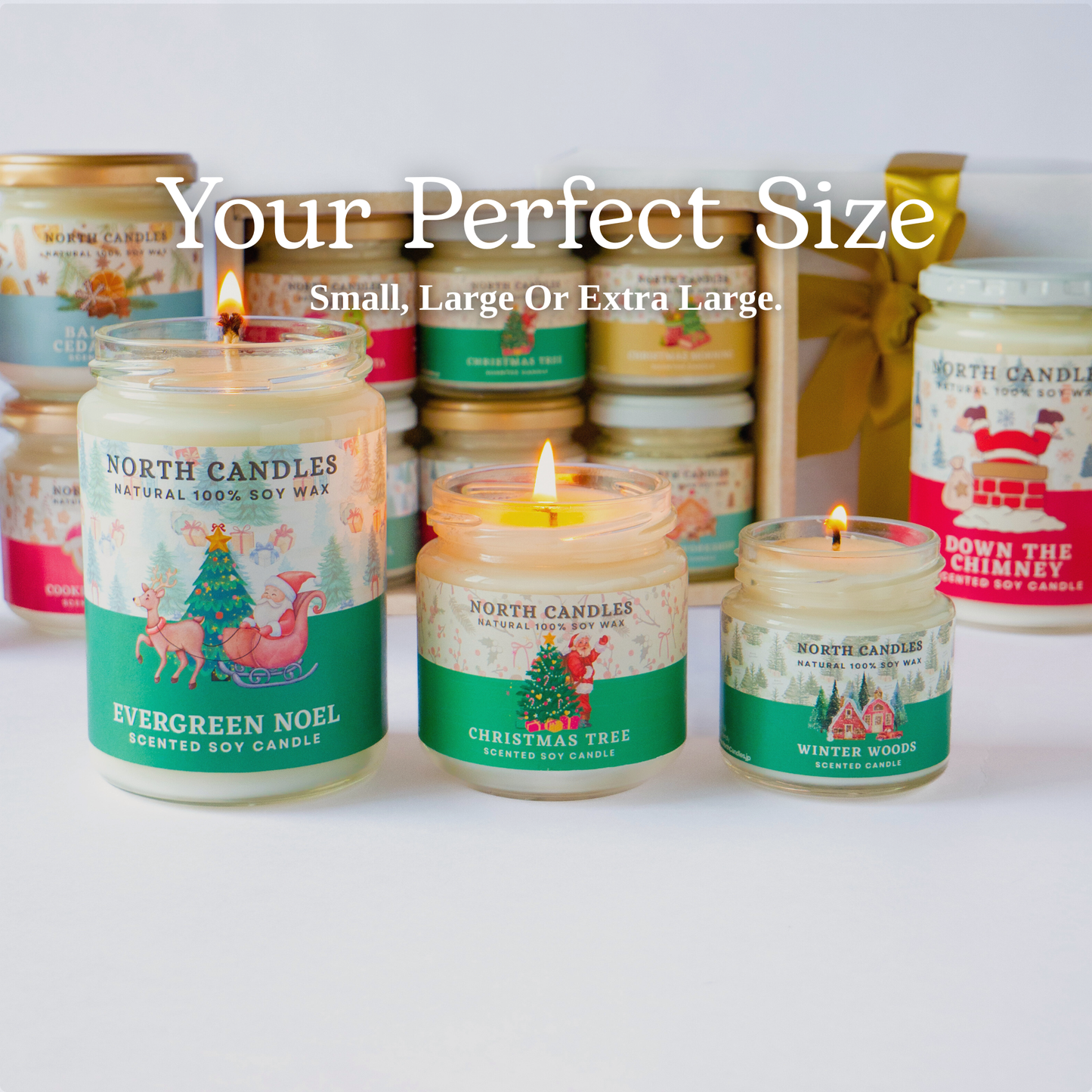 Seasonal Christmas 12 x Candle Set (SAVE 45-60%)