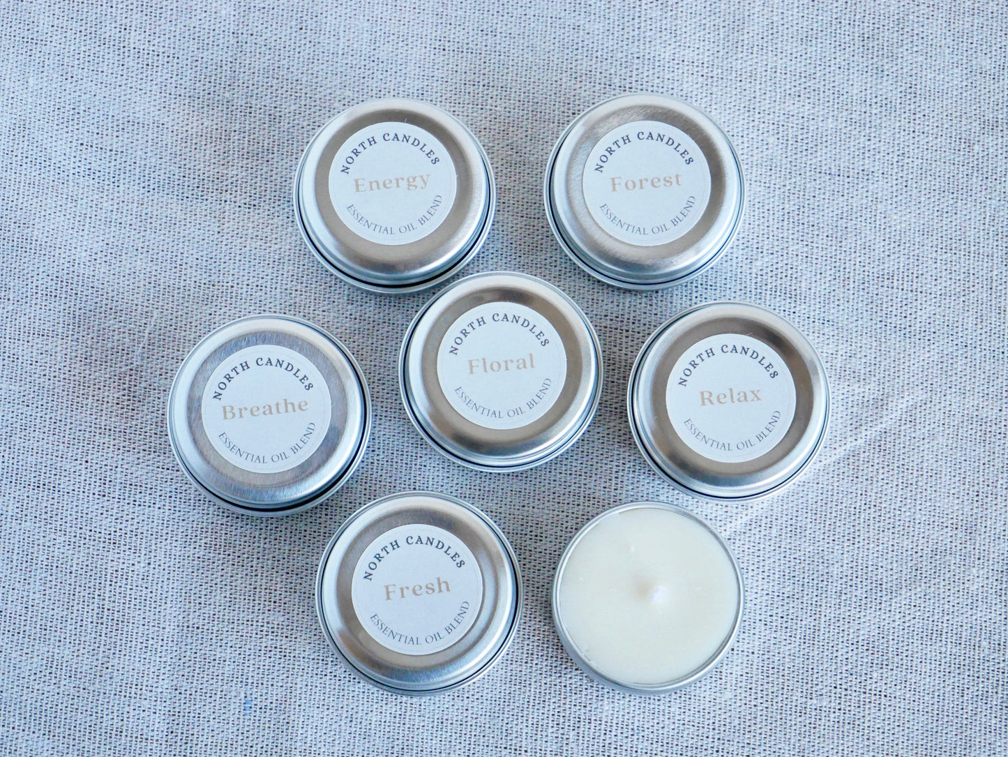 Essential Oil Tealight 4 x Sample Set