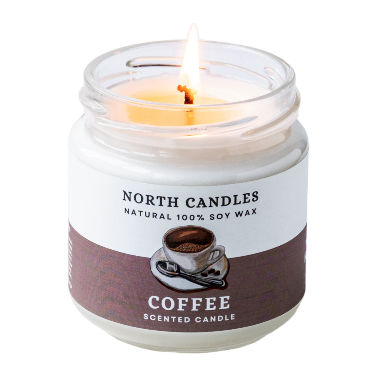 Coffee Scented Soy Candle (With NEW Can Size!)