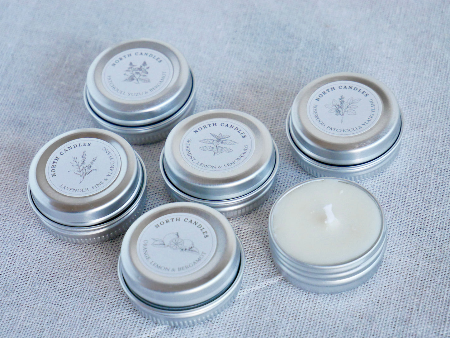 Essential Oil Tealight 4 x Sample Set