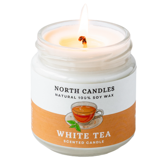 White Tea Scented Soy Candle