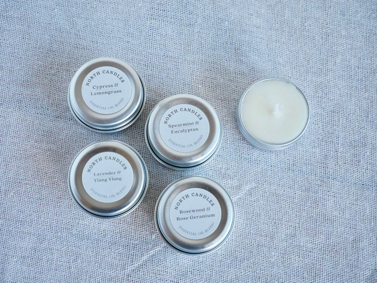 Essential Oil Tealight 4 x Sample Set