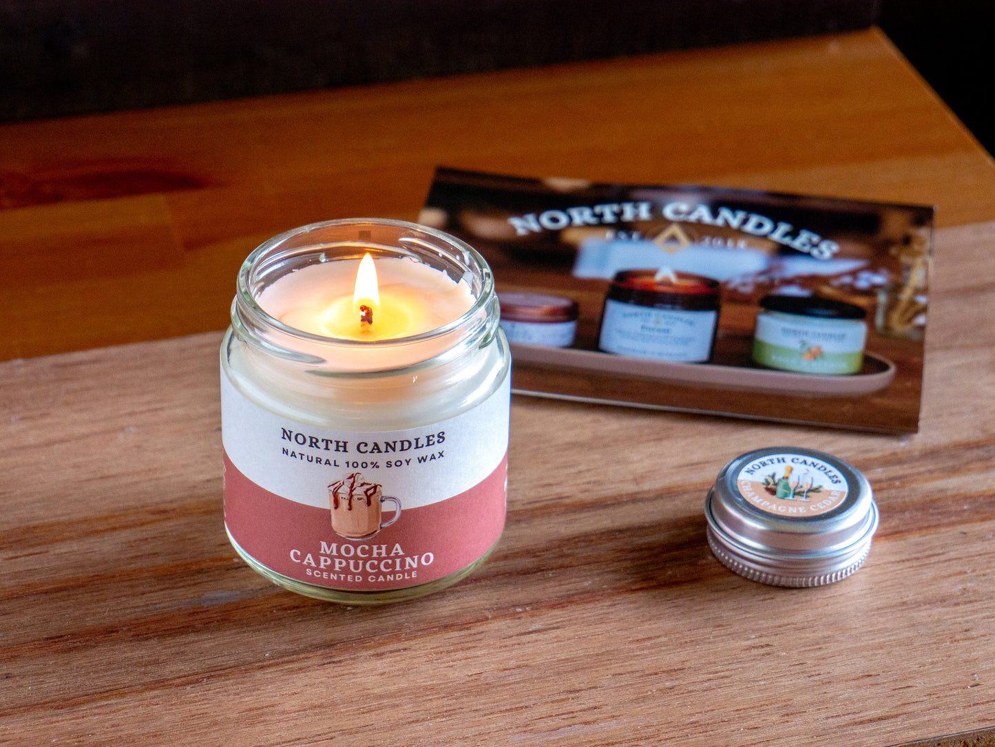 *NEW* Mocha Cappuccino Scented Soy Candle