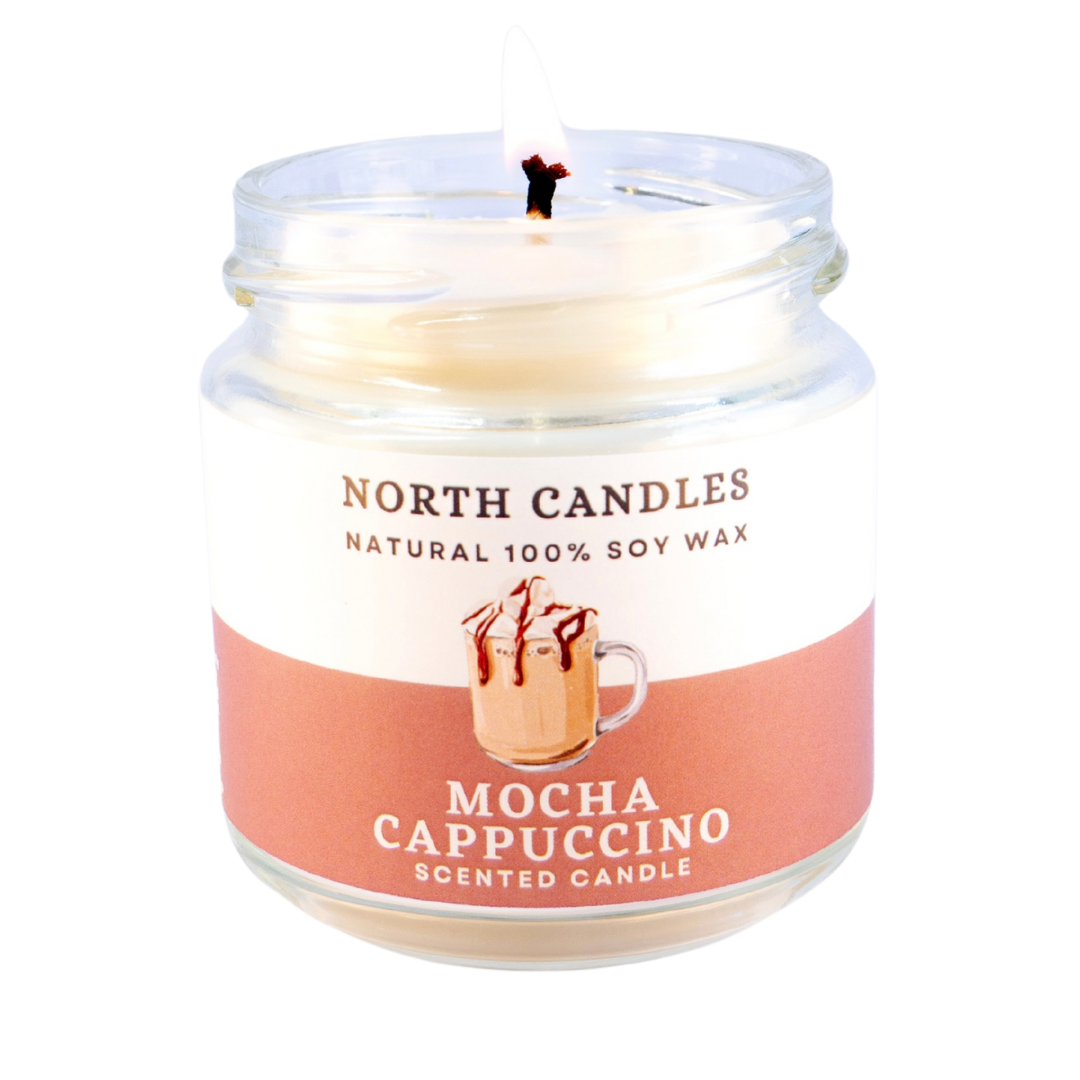 *NEW* Mocha Cappuccino Scented Soy Candle