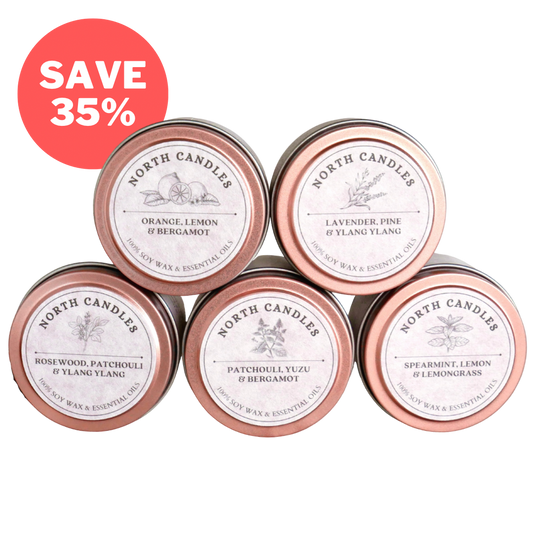 Essential Oil Candle Value Set (SAVE 35%)