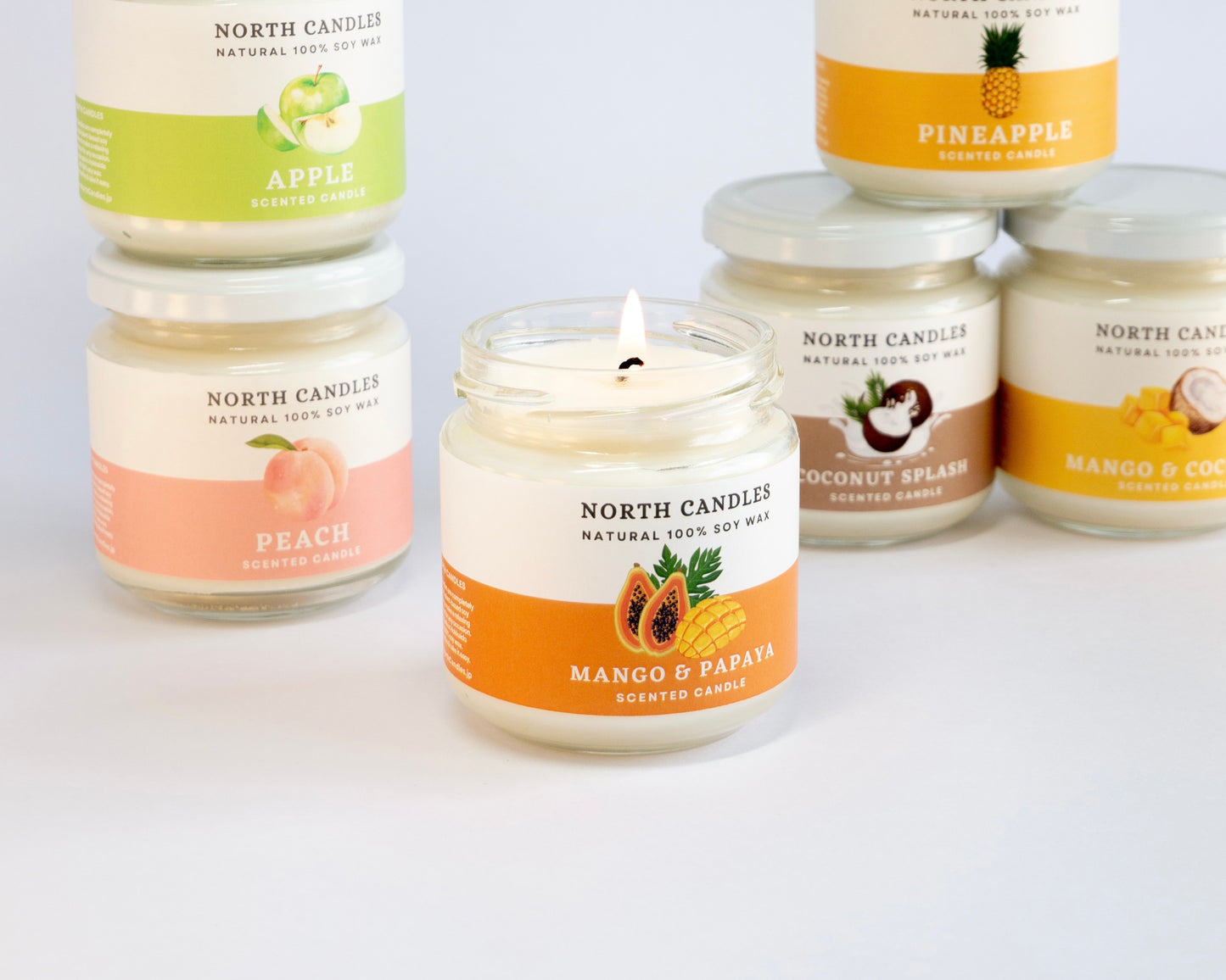 *NEW* Mango & Papaya Scented Soy Candle
