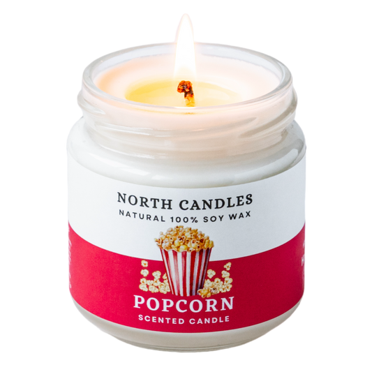 NEW - Popcorn Scented Soy Candle