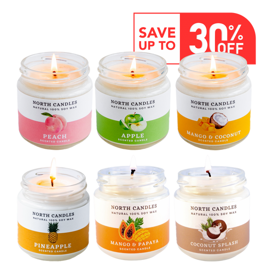 NEW フルーティーキャンドル 6 x お得セット (SAVE 25-30%)