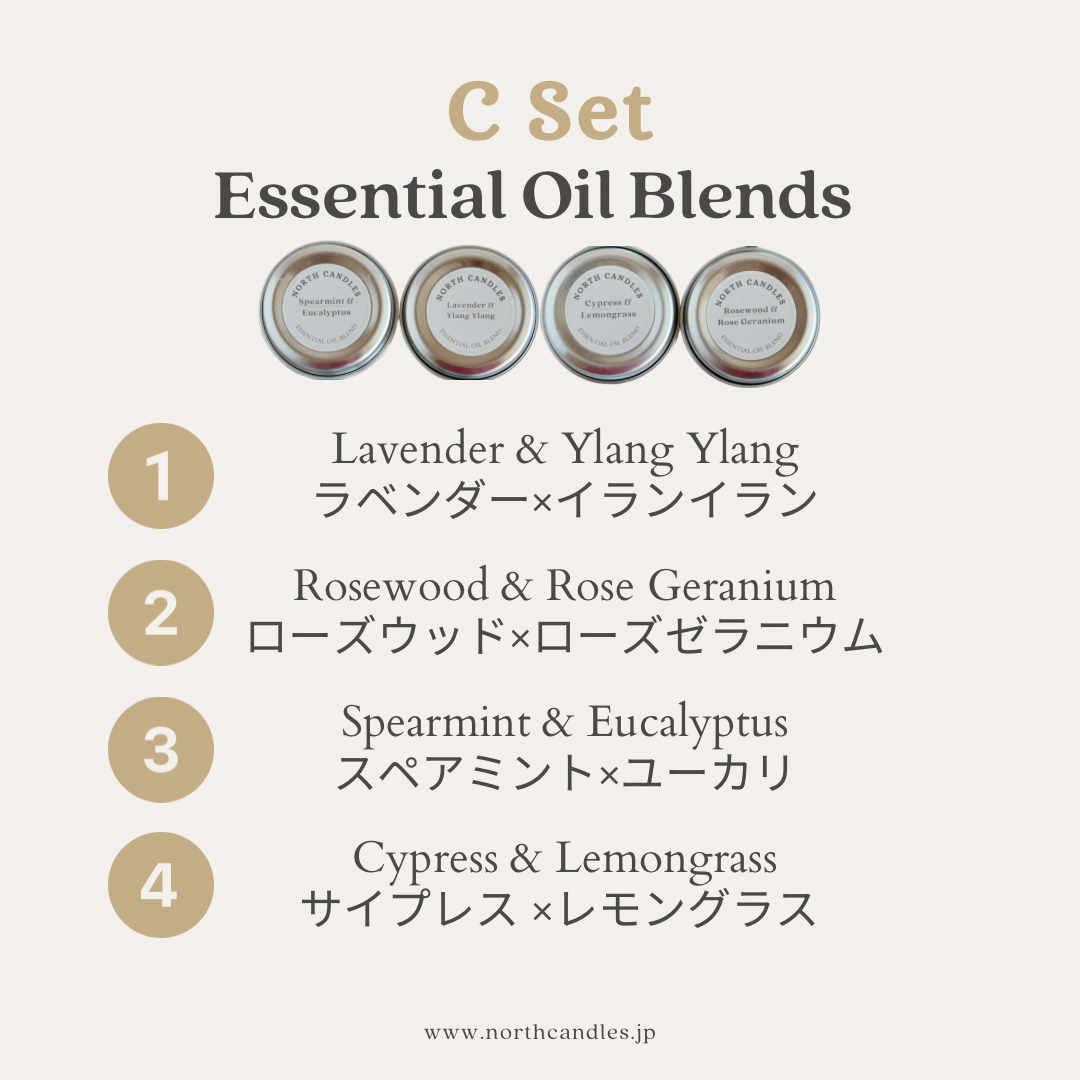 Essential Oil Tealight 4 x Sample Set