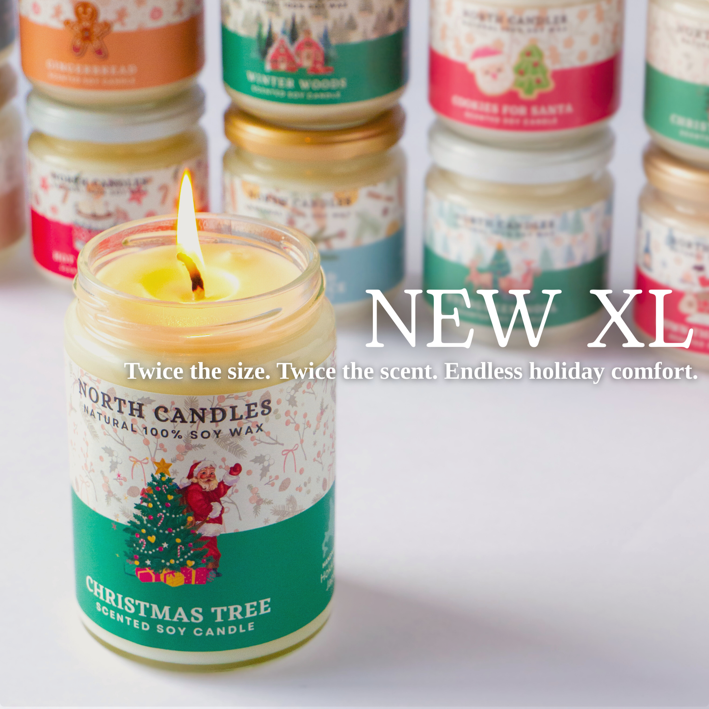 Seasonal Christmas 12 x Candle Set (SAVE 45-60%)