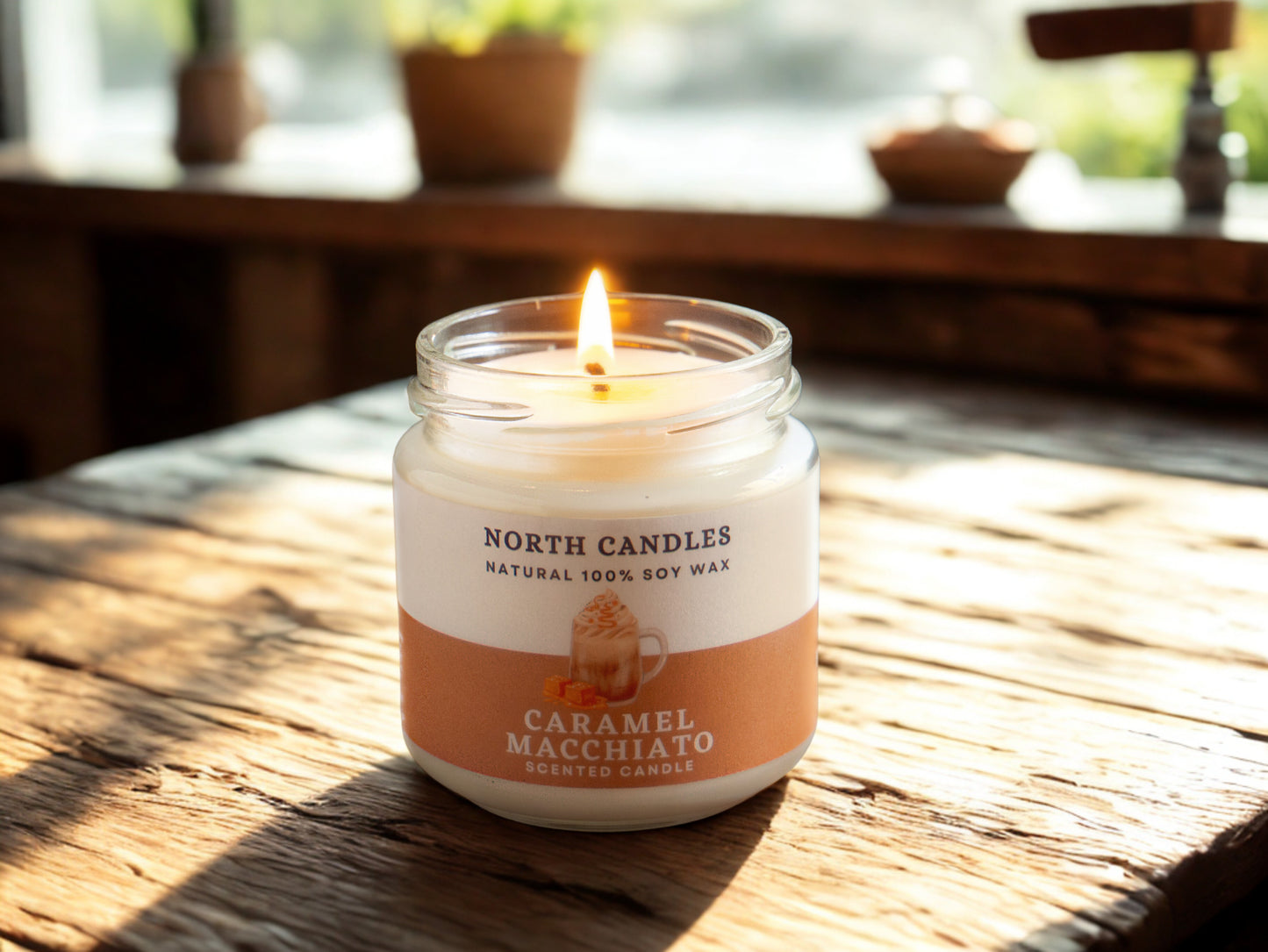 *NEW* Caramel Macchiato Scented Soy Candle
