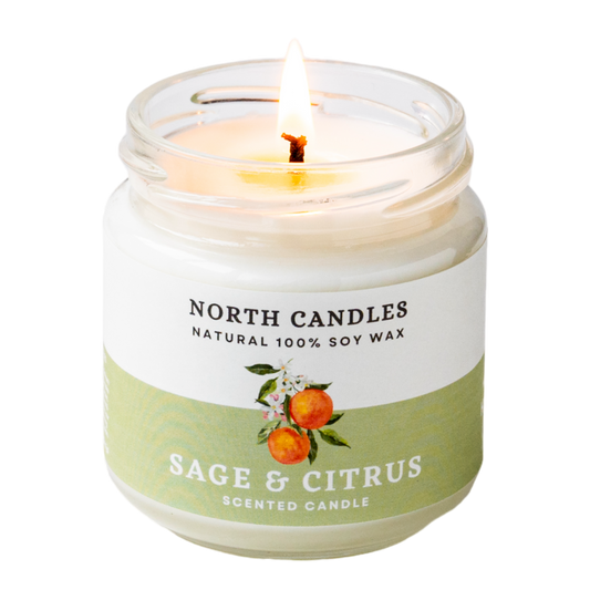セージ&シトラス ビンキャンドル