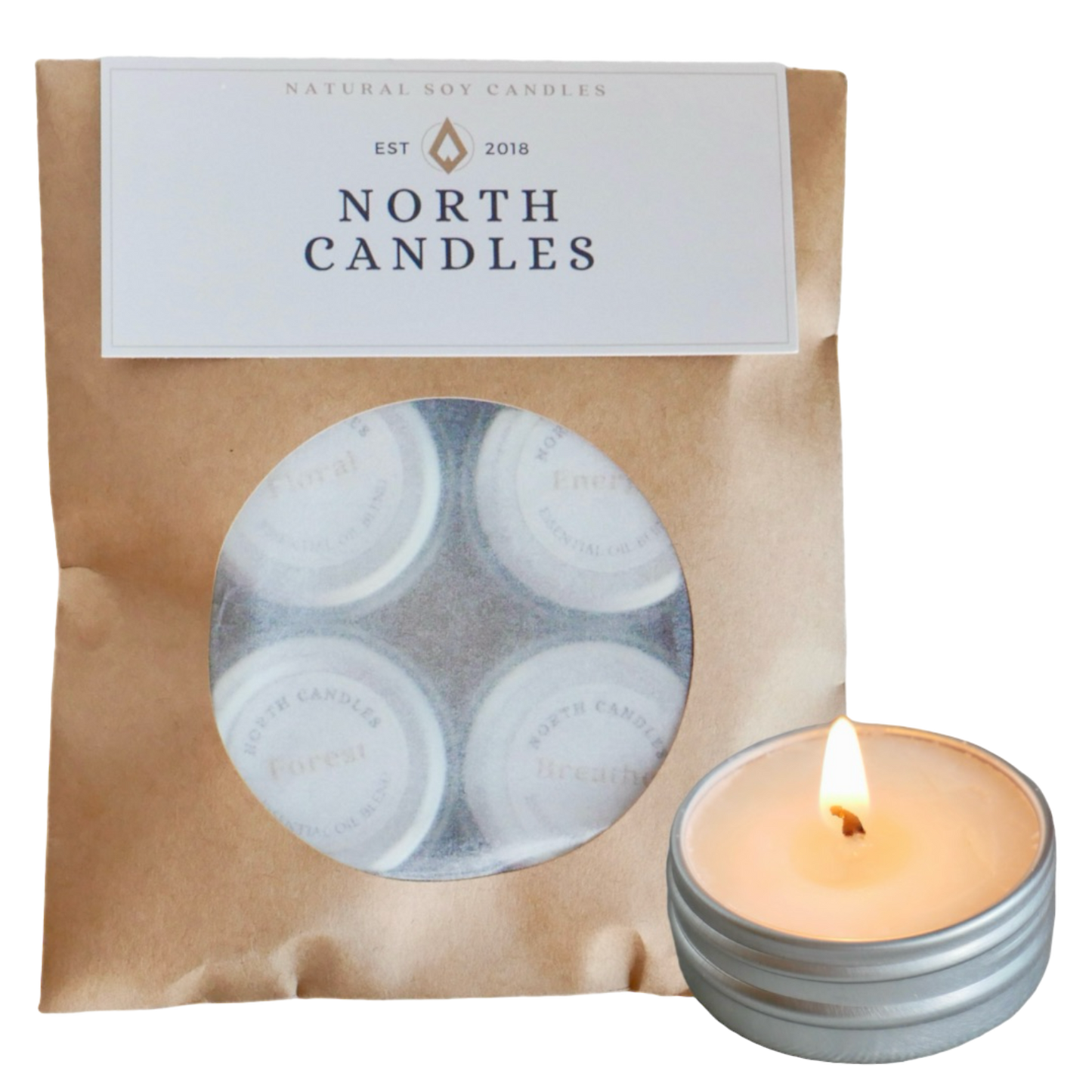 Essential Oil Tealight 4 x Sample Set