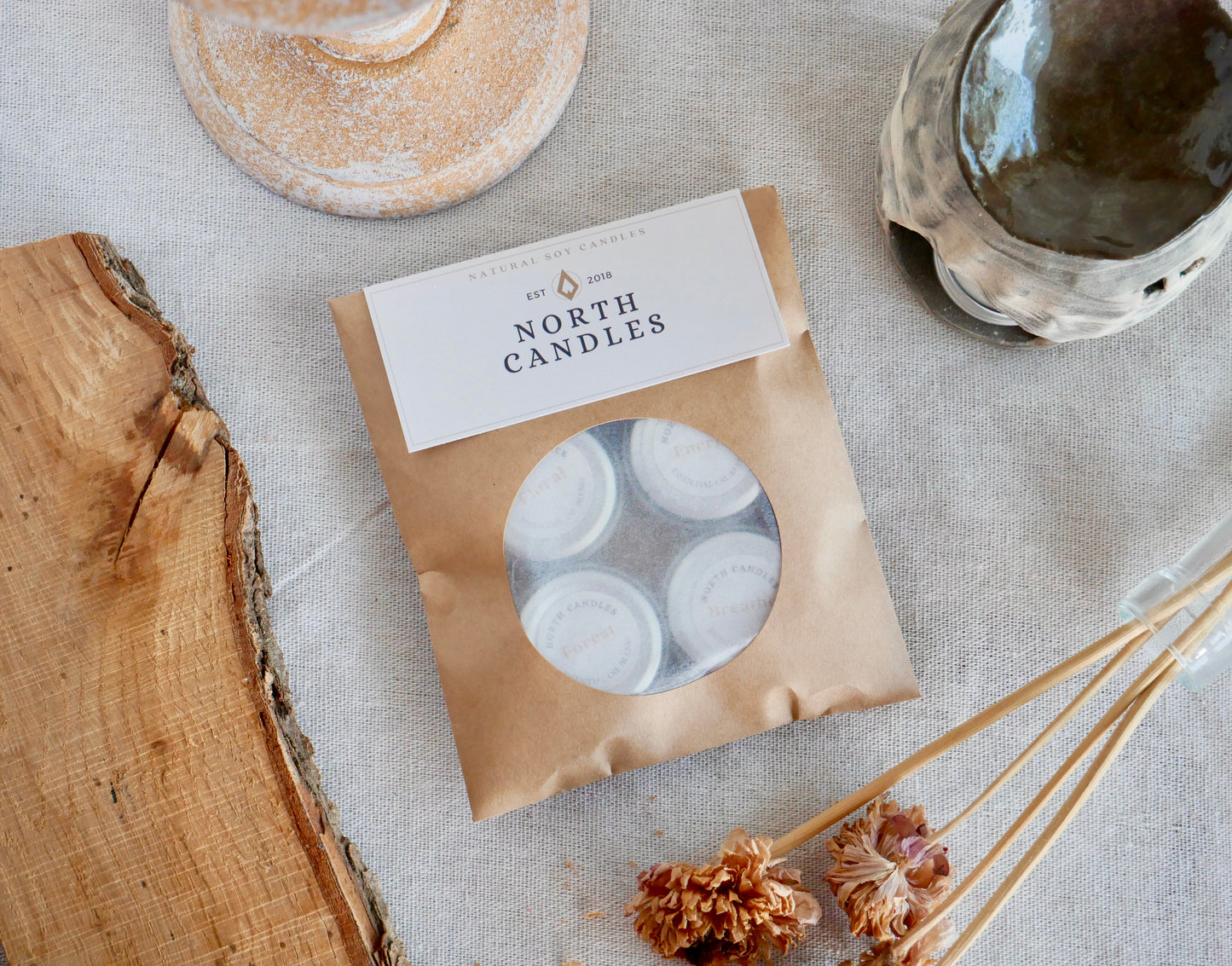 Essential Oil Tealight 4 x Sample Set