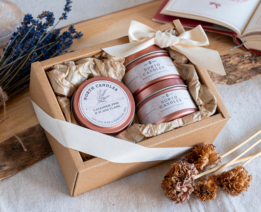 精油缶キャンドル ギフトセット (SAVE 25%)