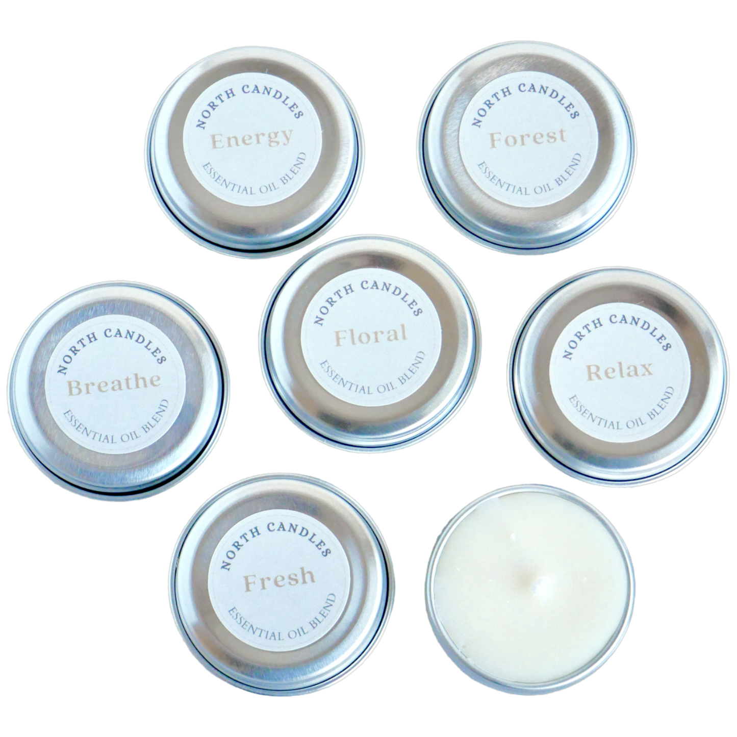 Essential Oil Tealight 4 x Sample Set