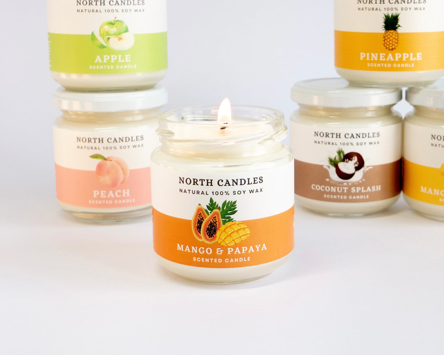 *NEW* Mango & Papaya Scented Soy Candle