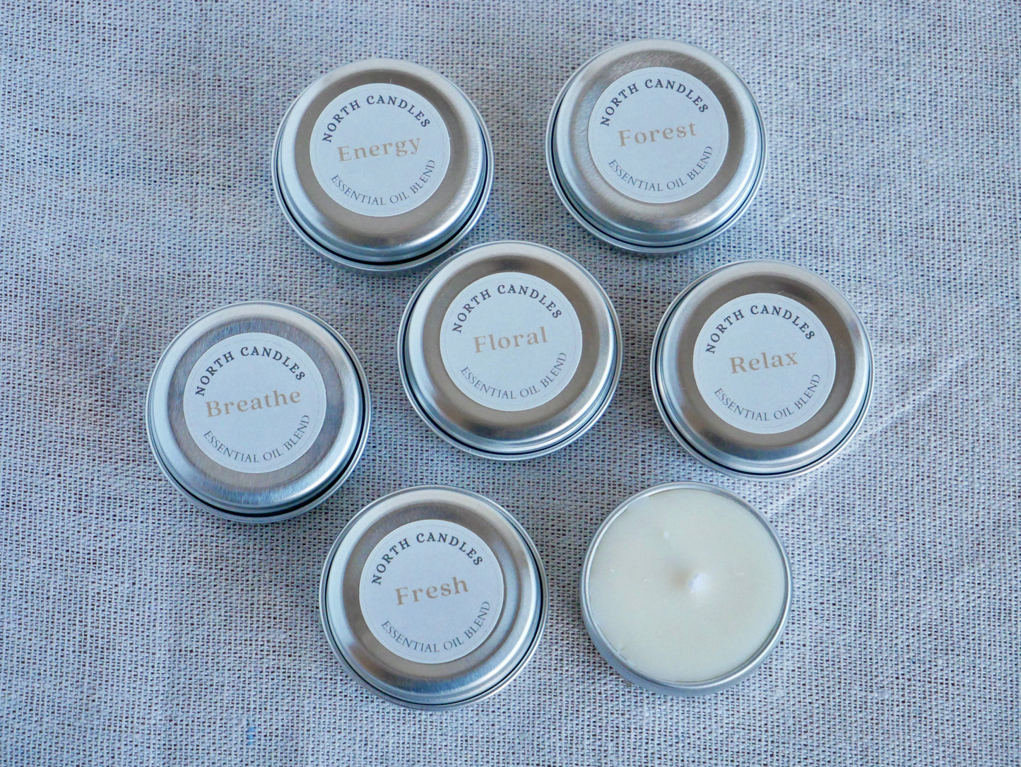 Essential Oil Tealight 4 x Sample Set