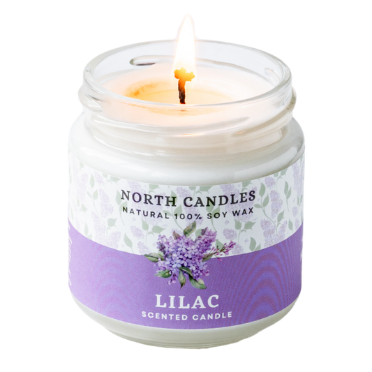 NEW - Seasonal Lilac Scented Soy Candle