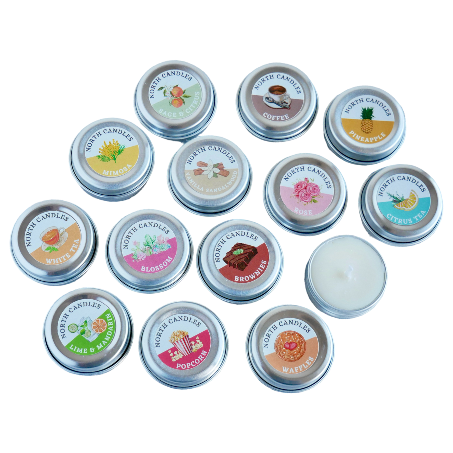 4 x アロマティーライトキャンドル