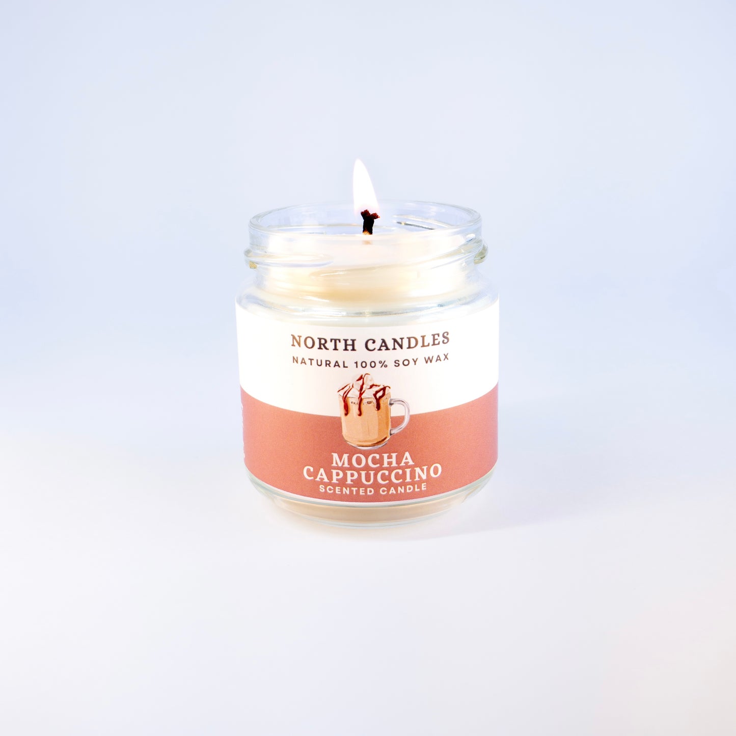 *NEW* Mocha Cappuccino Scented Soy Candle