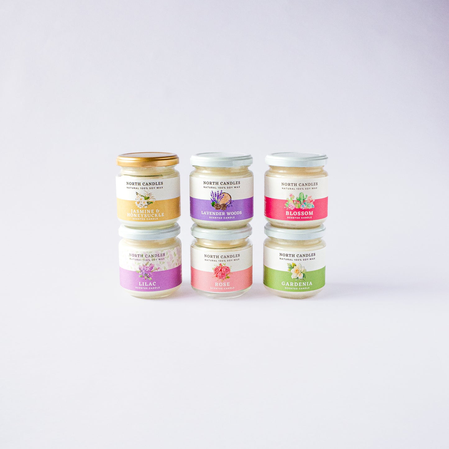 フローラルキャンドル 6 x お得セット (SAVE 25-30%)