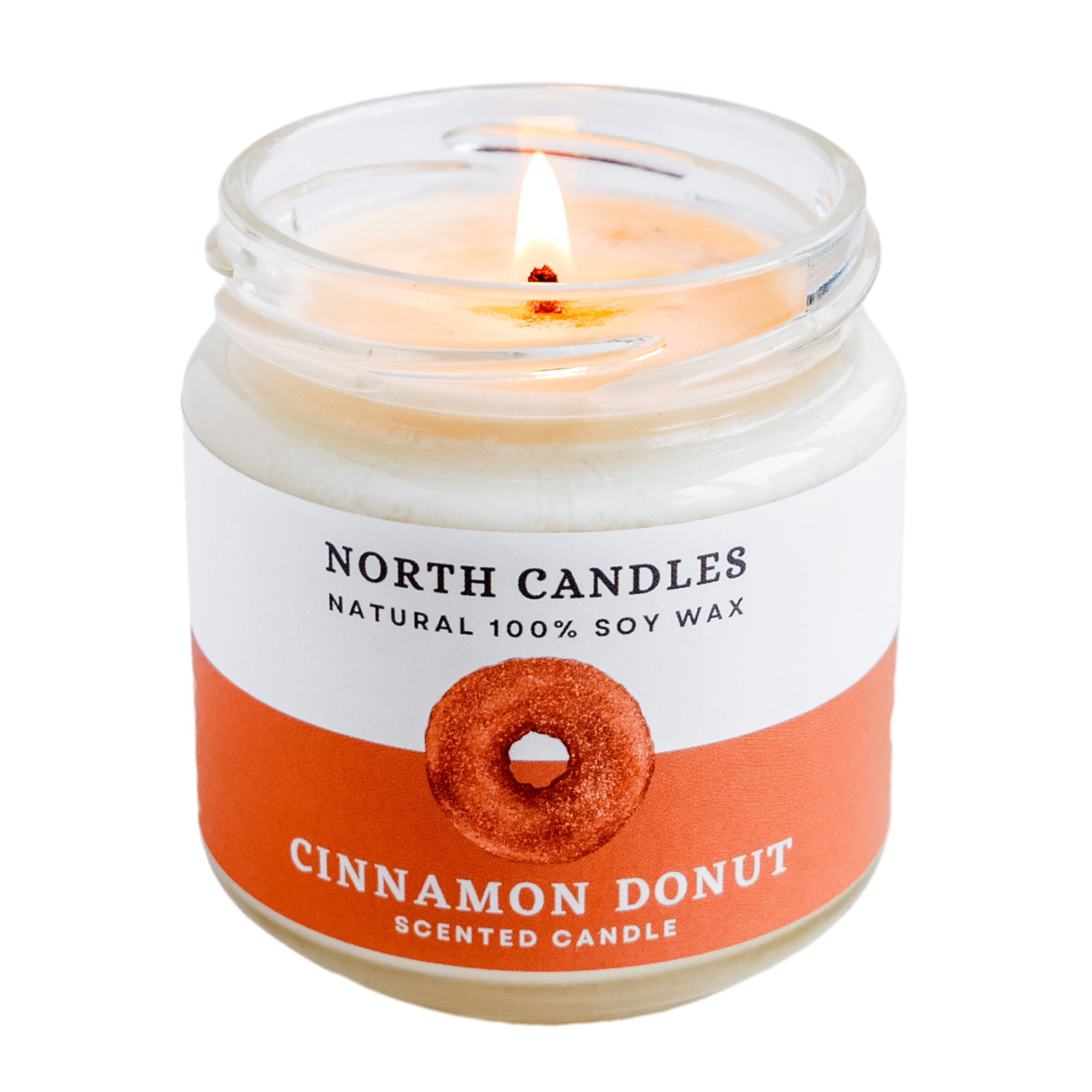 シナモンドーナッツ ビンキャンドル – North Candles シナモンドーナッツ ビンキャンドル – North Candles
