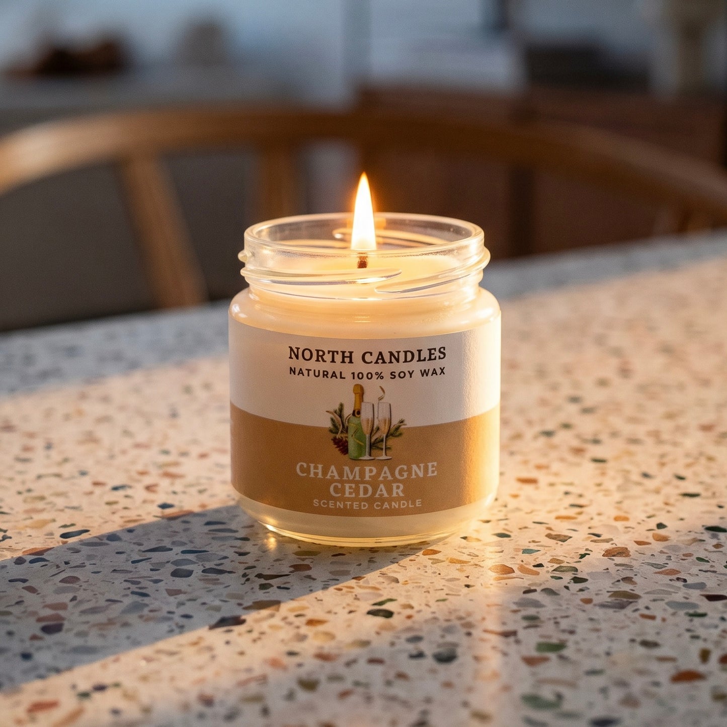 *NEW* Champagne Cider Scented Soy Candle