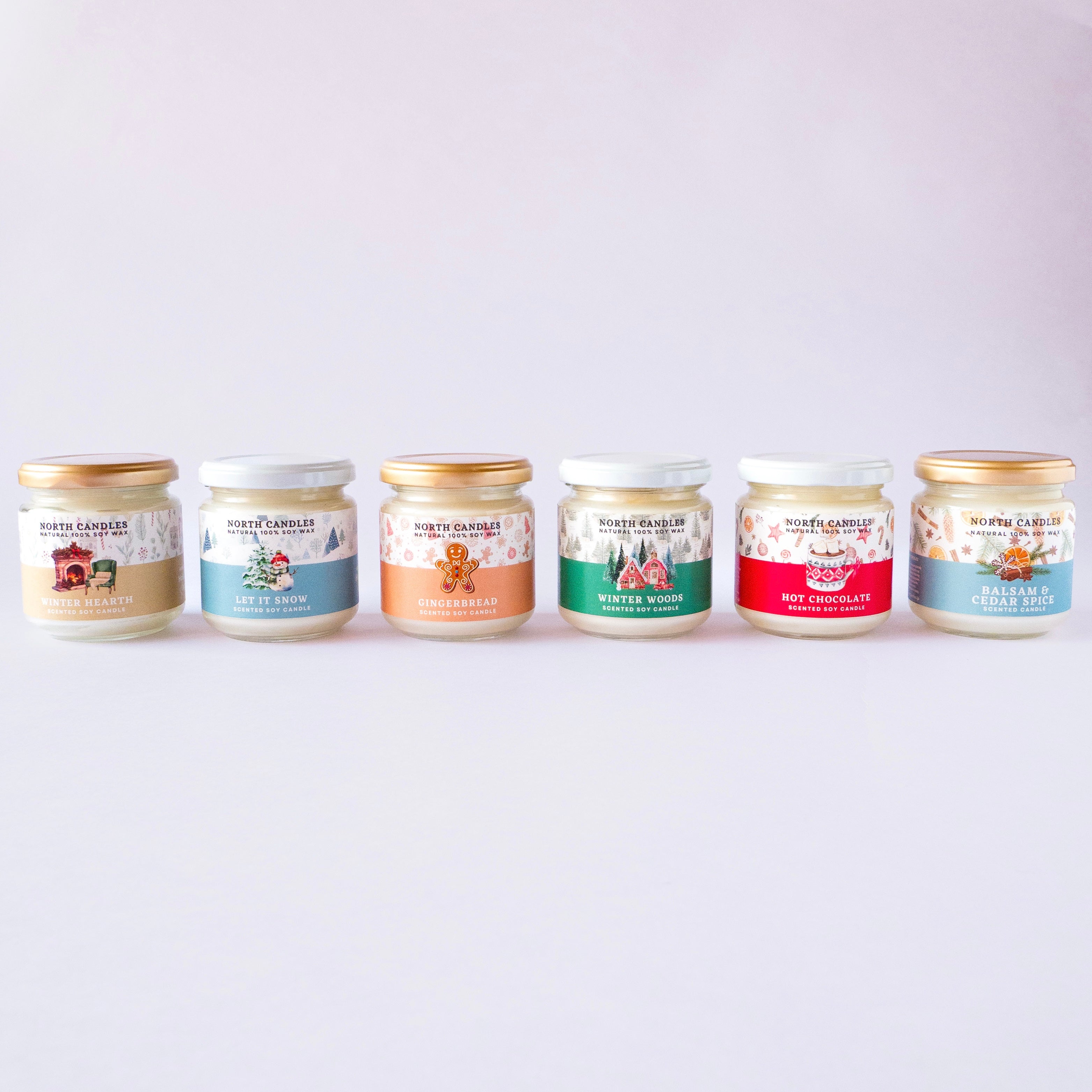 キャンドル　6本セット クリスマスキャンドル6種お得セット (最大35%オフ)｜ノースキャンドル