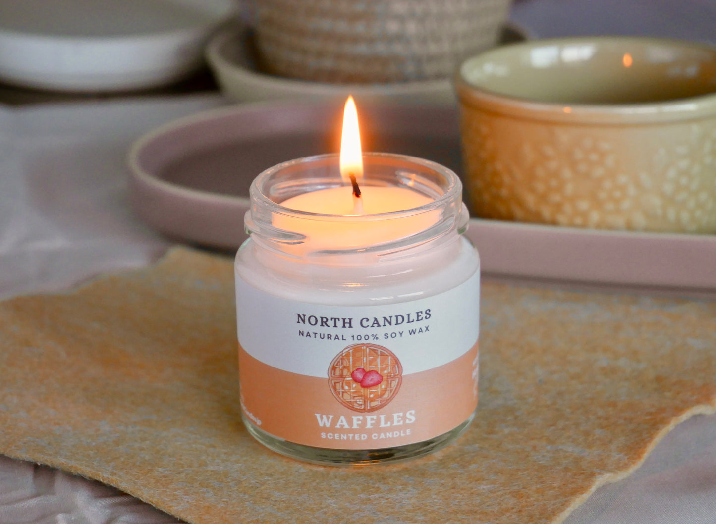 NEW - Waffles Scented Soy Candle