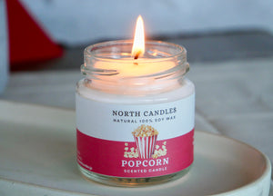 NEW - Popcorn Scented Soy Candle