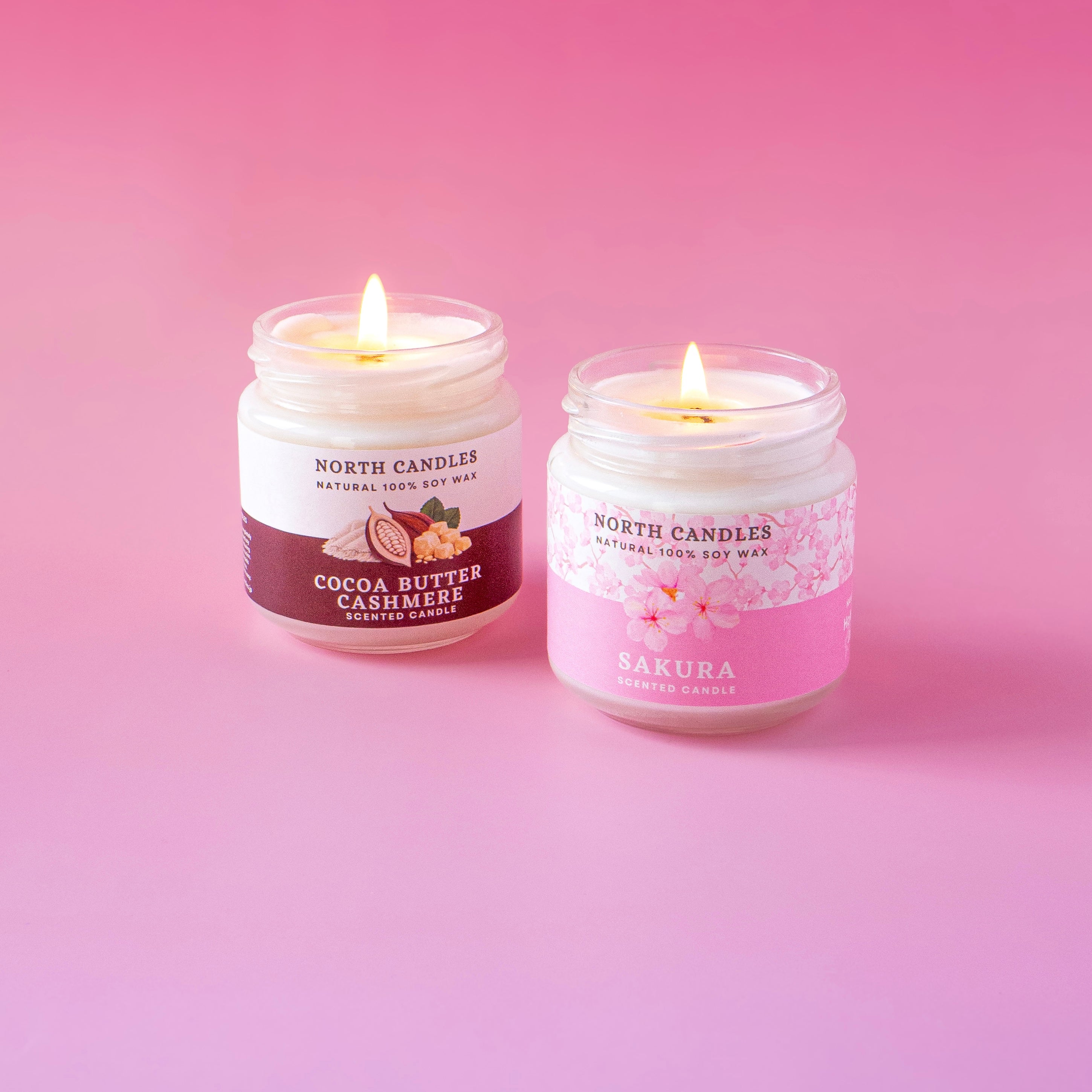 さくらキャンドル Sakura Candle in Japan. North Candles ノース