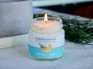 Citrus Tea Scented Soy Candle