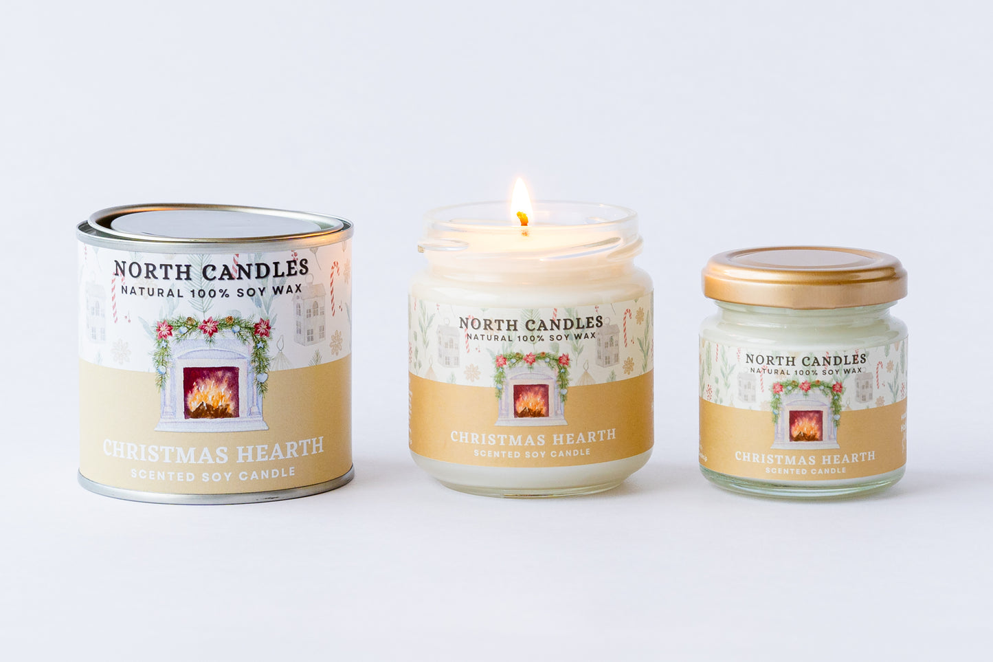 Seasonal Christmas 12 x Candle Set (SAVE 45-60%)