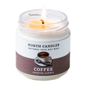 Coffee Scented Soy Candle (With NEW Can Size!)