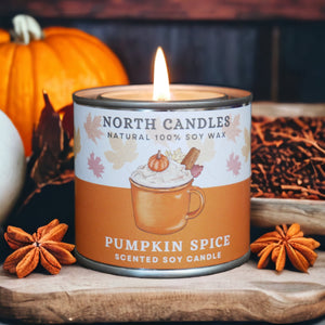 15% OFF! (Seasonal) Pumpkin Spice Scented Candle