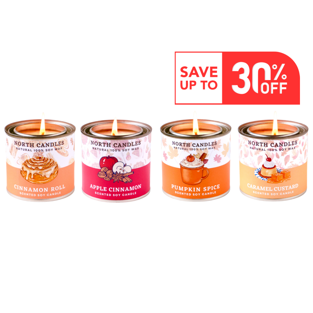 (Seasonal) Fall Scented Candle Set (SAVE 30-35%)