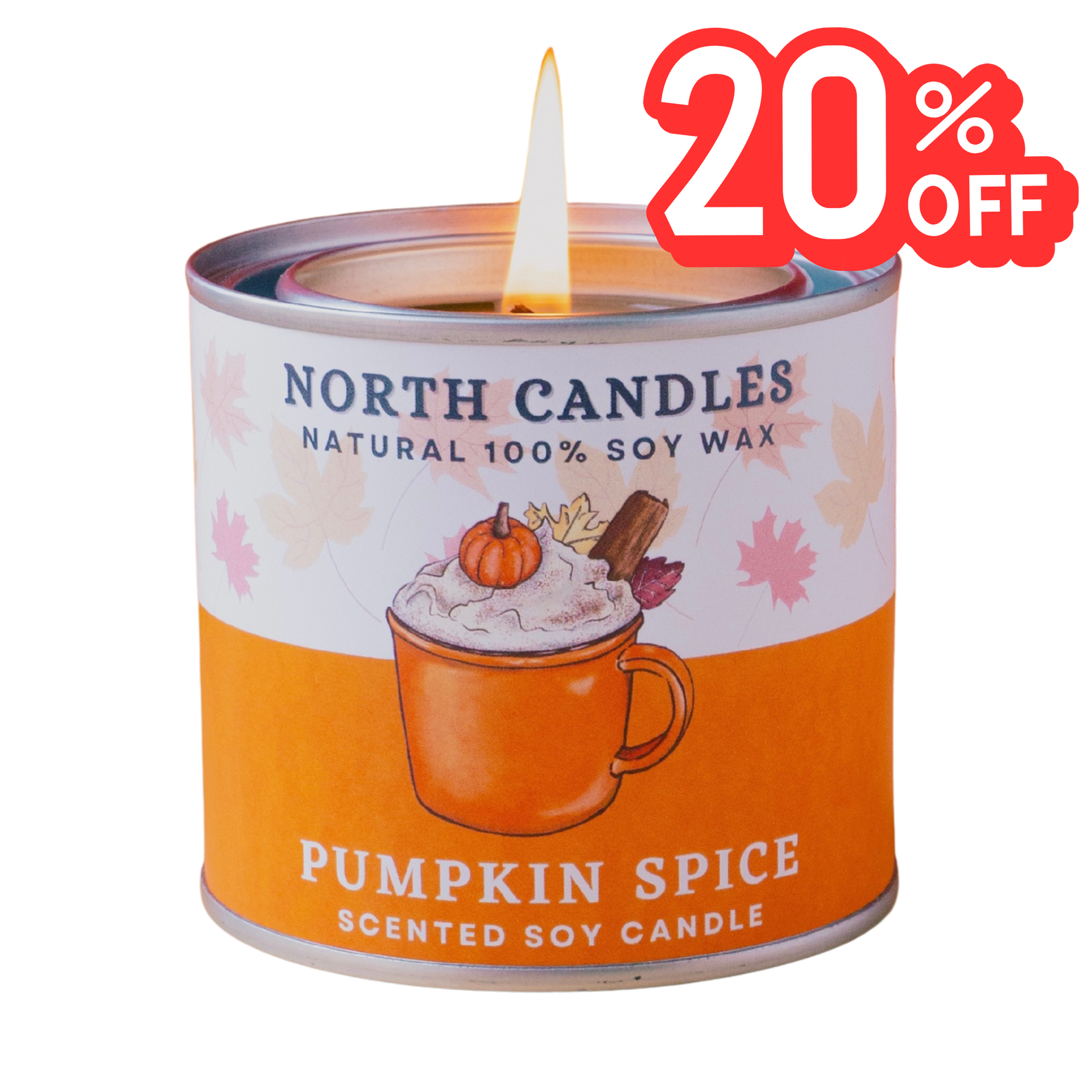 パンプキンスパイスソイキャンドル Pumpkin Spice Candle Japan North