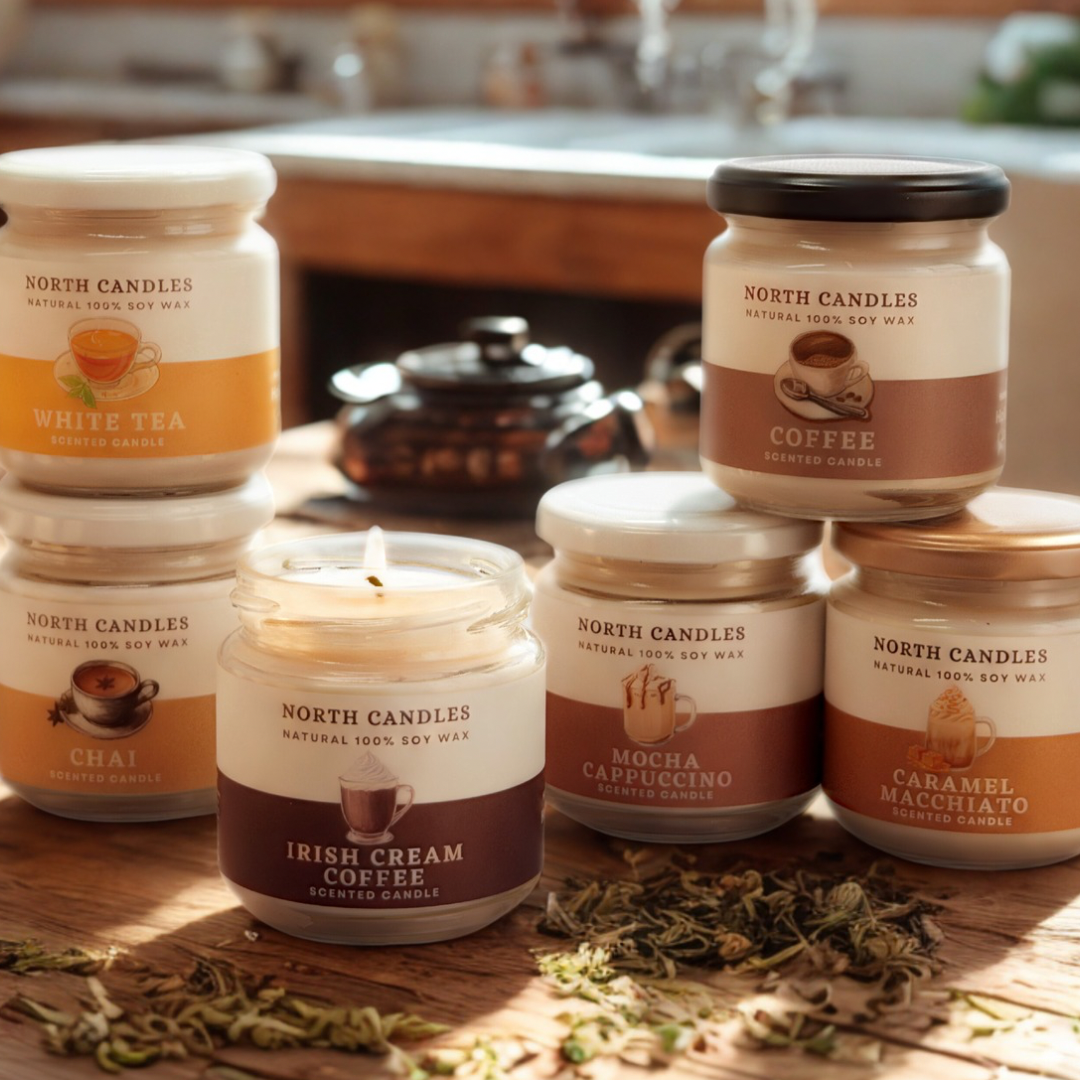 カフェキャンドル 6 x お得セット (SAVE 25-30%) – North Candles カフェキャンドル 6 x お得セット (SAVE 25-30%) – North Candles