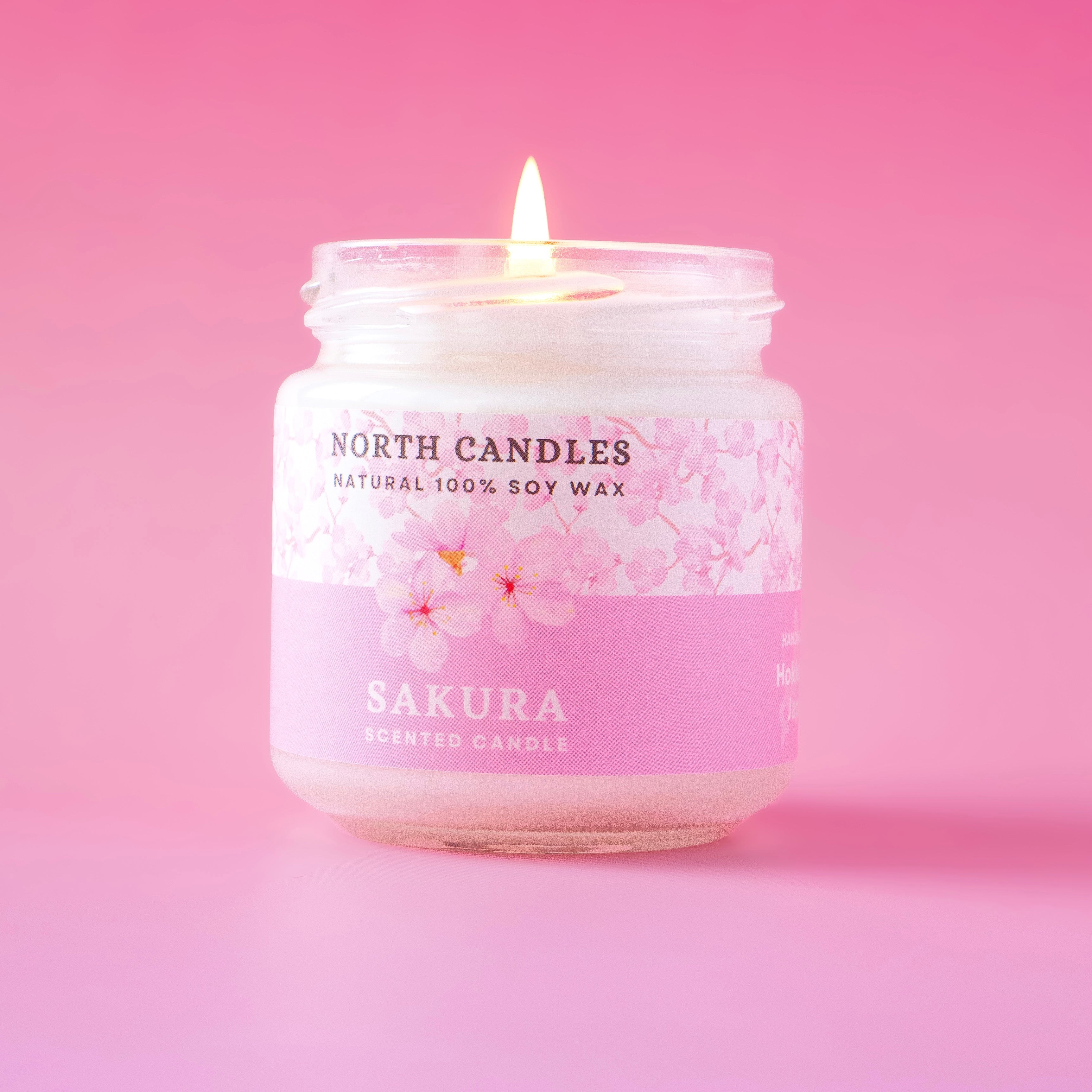 さくらキャンドル Sakura Candle in Japan. North Candles ノース