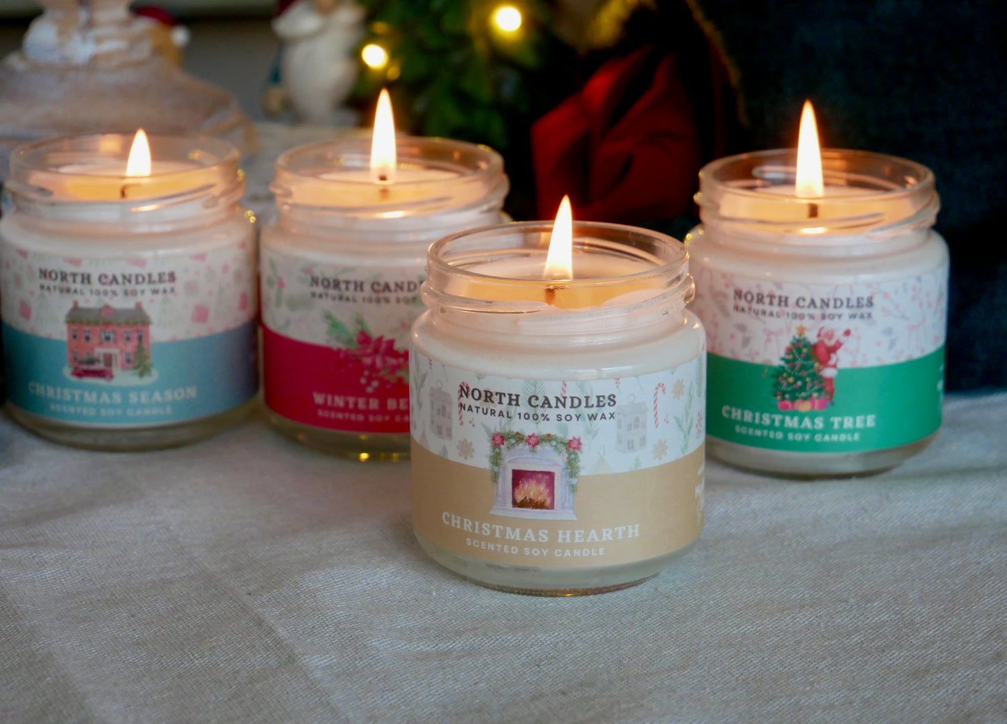 (Seasonal) Christmas Hearth Scented Soy Candle (SAVE 20% OFF!)