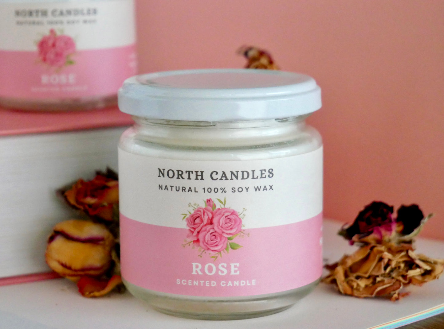 Rose Scented Soy Candle