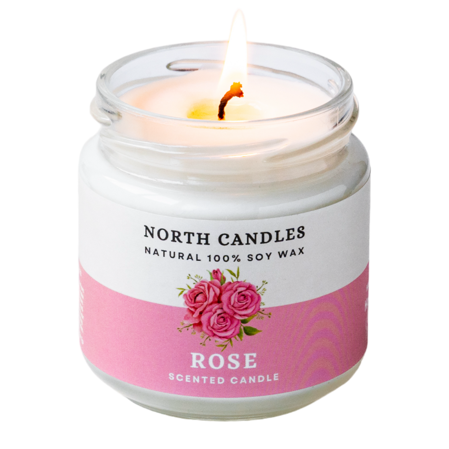 Rose Scented Soy Candle