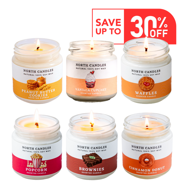 美味しそうアロマキャンドルセット (SAVE 15-20%) North Candles