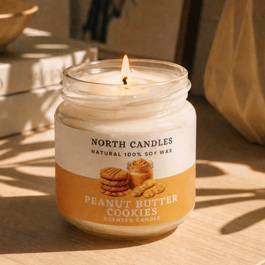 *NEW* Peanut Butter Cookies Scented Soy Candle
