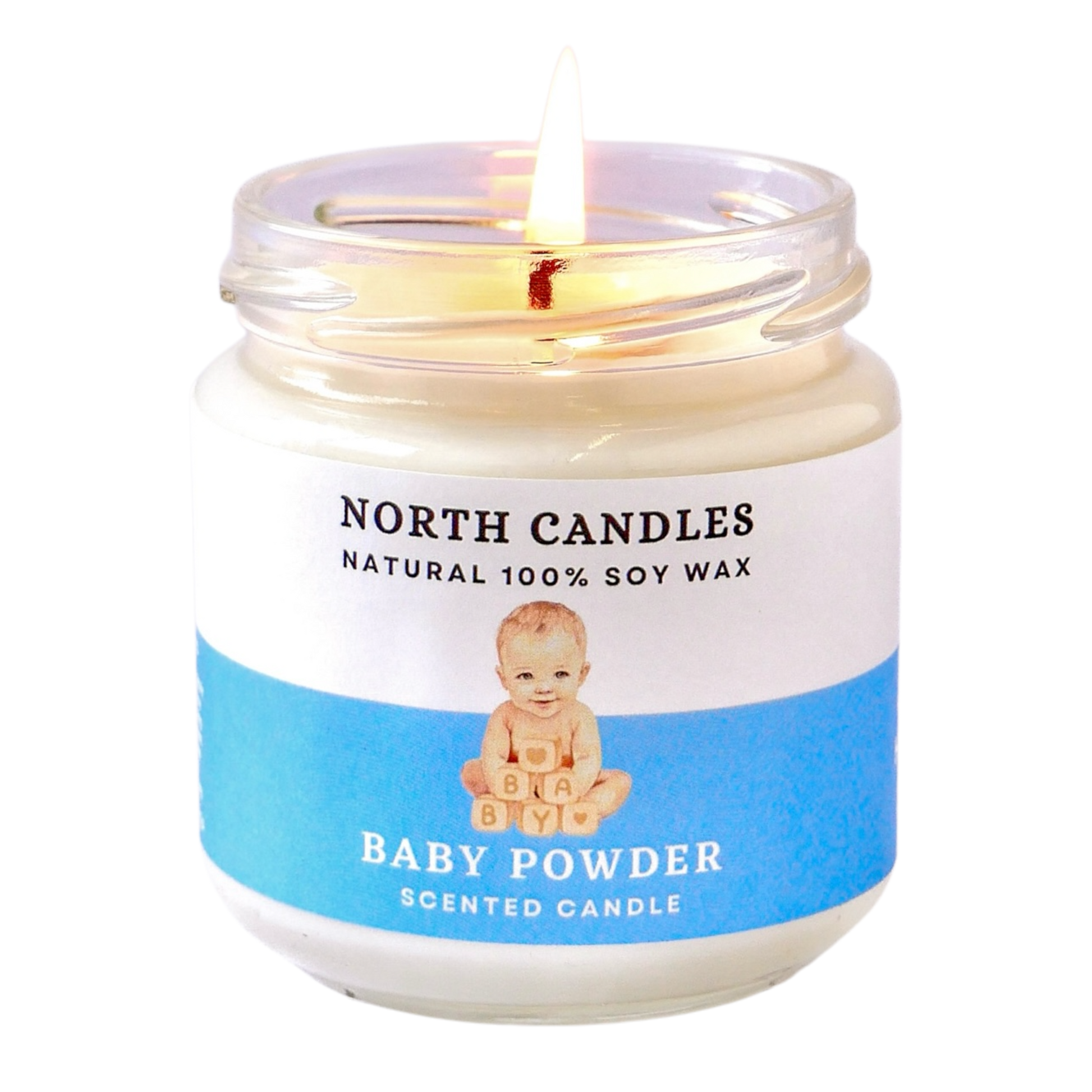 ベビーパウダー ビンキャンドル – North Candles ベビーパウダー ビンキャンドル – North Candles