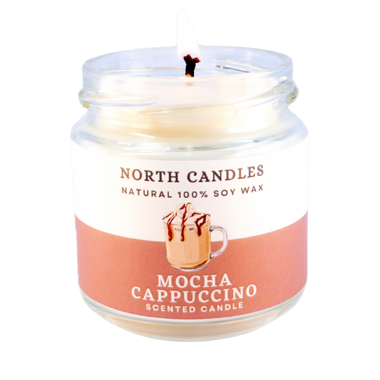 *NEW* Mocha Cappuccino Scented Soy Candle