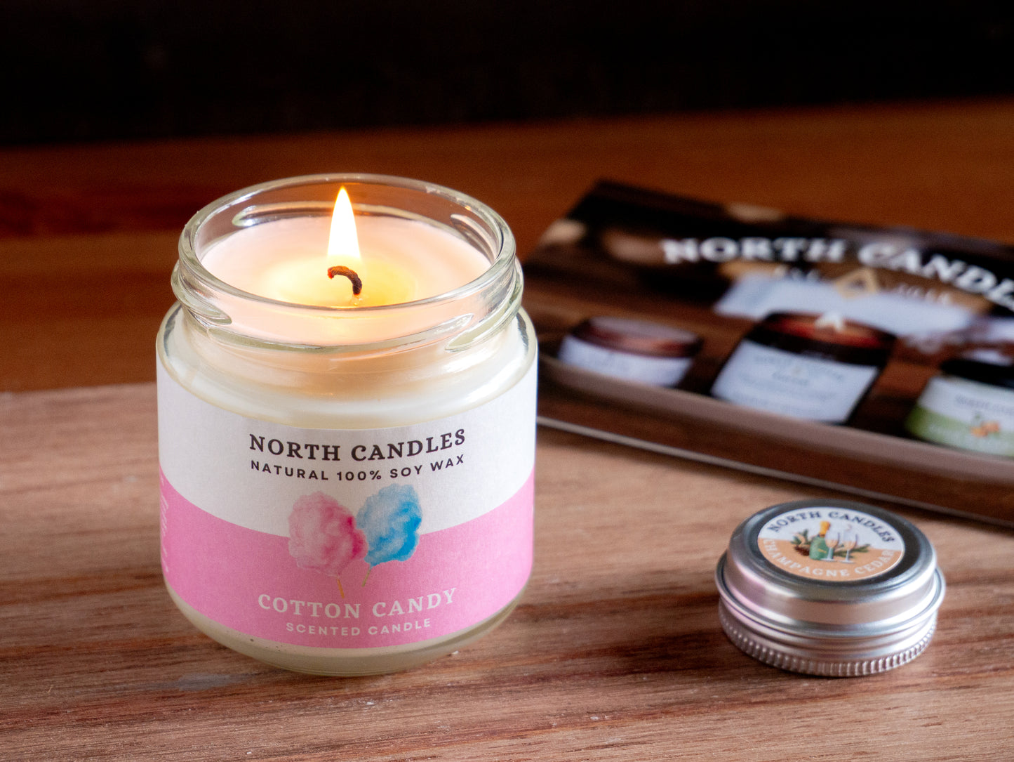 *NEW* Cotton Candy Scented Soy Candle