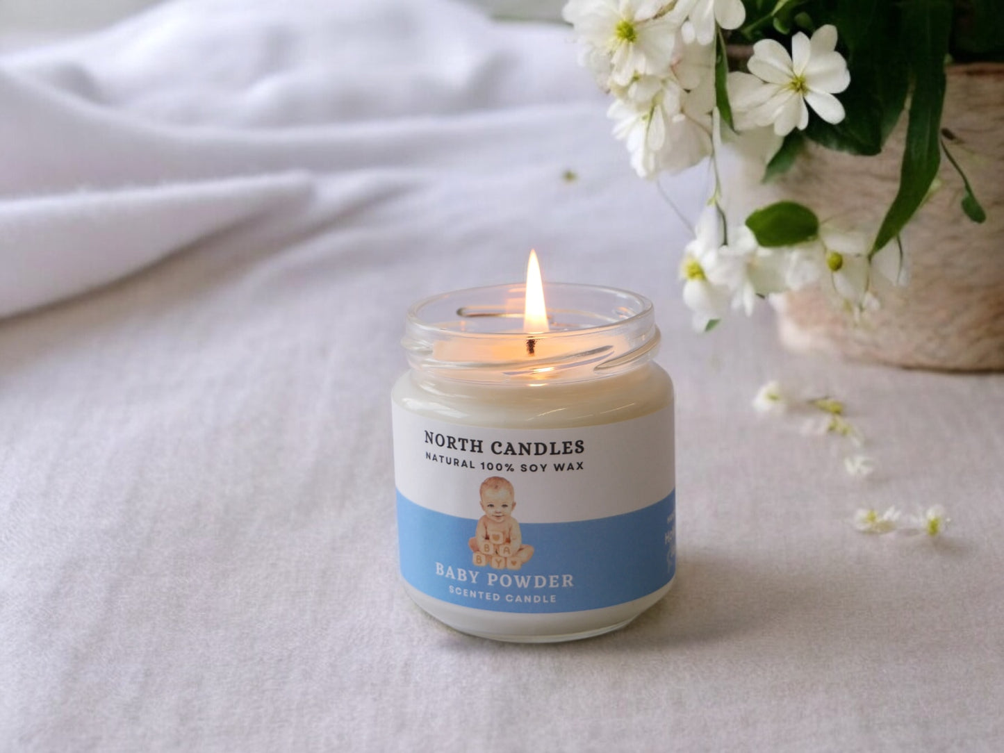 *NEW* Baby Powder Scented Soy Candle